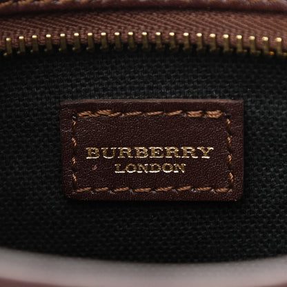 Burberry Haymarket Check Buckle Crossbody Bag Chocolate 6 of 13