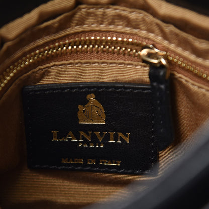 Lanvin Lambskin Quilted Mini Sugar Flap Shoulder Bag Black 7 of 11
