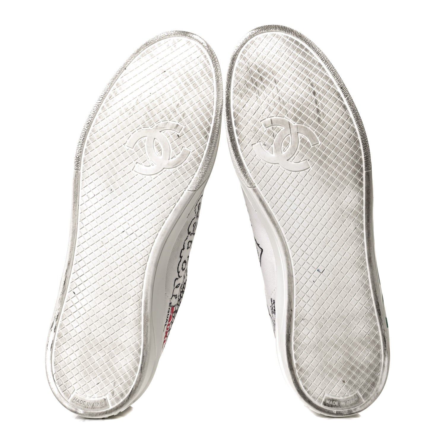 Chanel x Pharrell Williams Calfskin Womens Sneakers 39 White 4 of 6