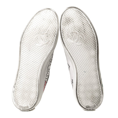 Chanel x Pharrell Williams Calfskin Womens Sneakers 39 White 4 of 6