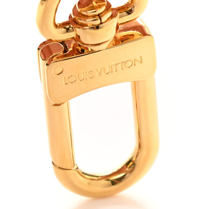 Louis Vuitton Metal Taurillon LV Capucines Bag Charm Key Holder Black 3 of 5