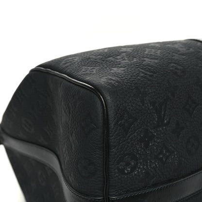 Louis Vuitton Taurillon Monogram Keepall Bandouliere 50 Black 10 of 12