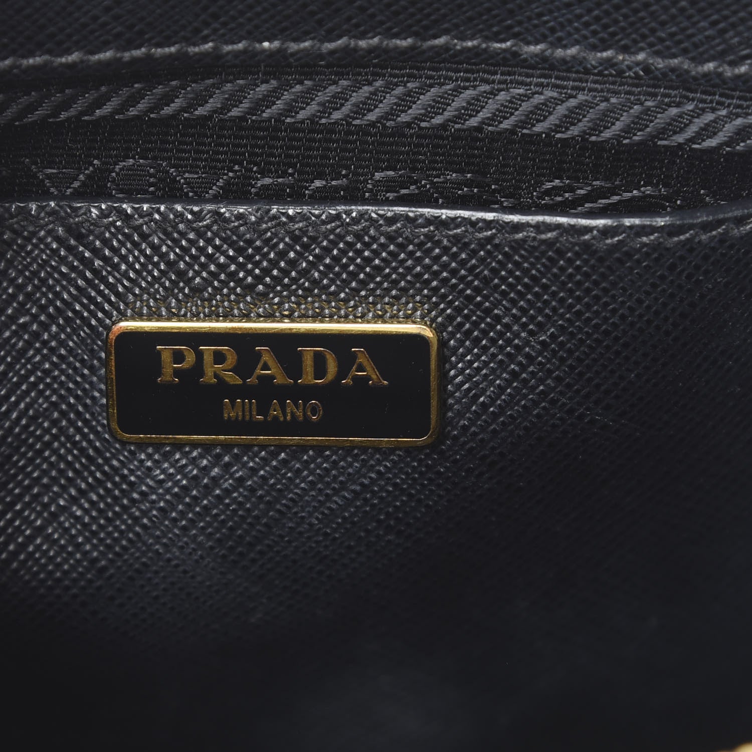Prada Saffiano Lux Mini Galleria Double Zip Tote Black 5 of 15