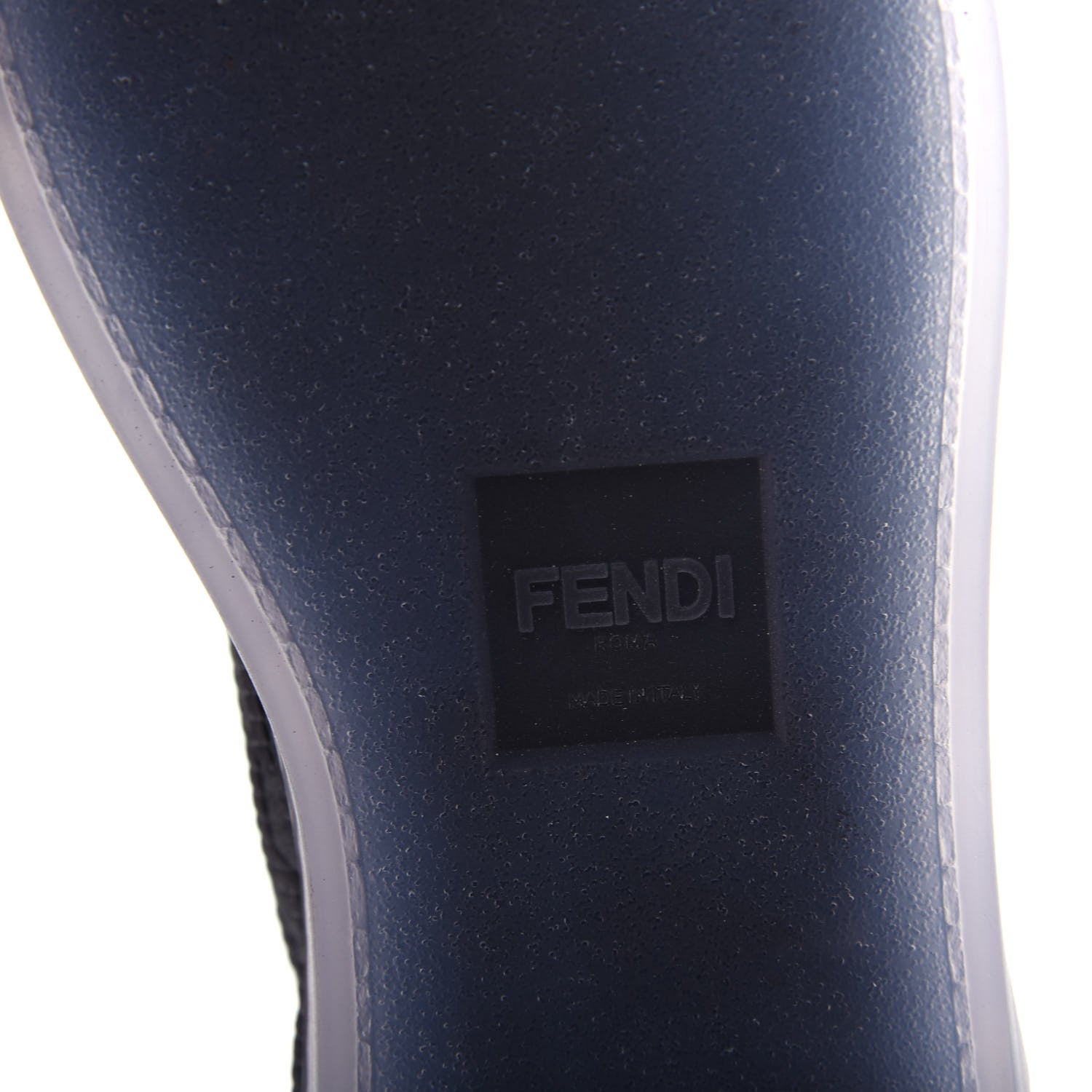 Fendi Corda FF Promenade Low Top Sneakers 37.5 Black 9 of 11