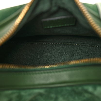 Gucci Suede Web Small Attache Shoulder Bag Cactus Green 5 of 11