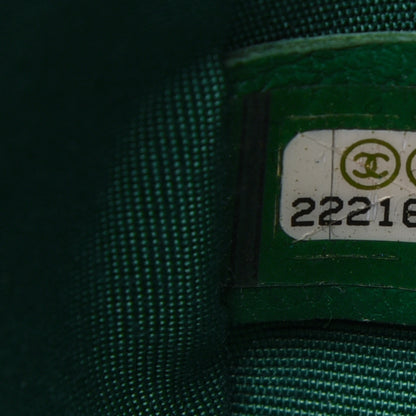 Chanel Lambskin Quilted Medium Boy Flap Green 9 of 17