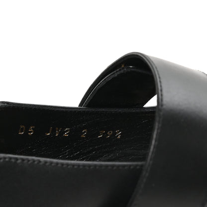Valentino Garavani Calfskin VLogo Locker Mary Jane Ballerina Flats 39.5 Black 9 of 10