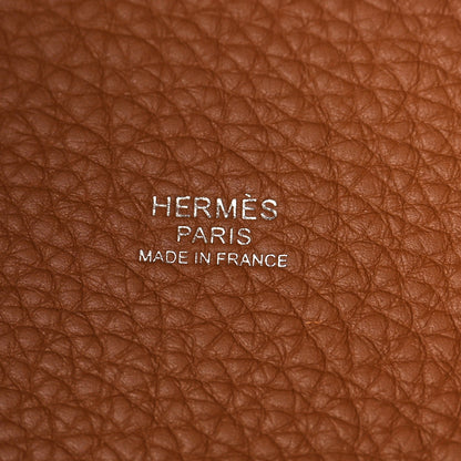 Hermes Taurillon Clemence Picotin Lock 18 PM Gold 6 of 8