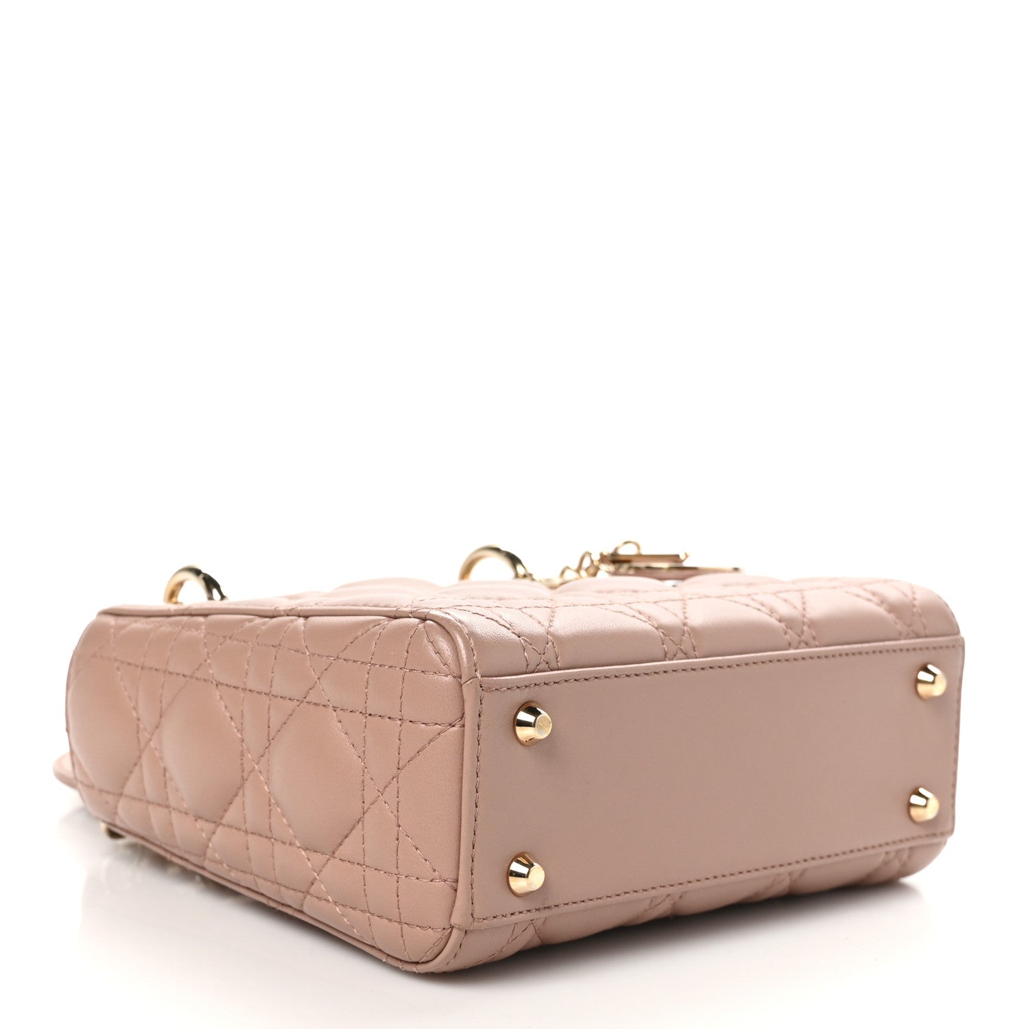 Christian Dior Lambskin Cannage Mini Lady Dior Blush 4 of 11