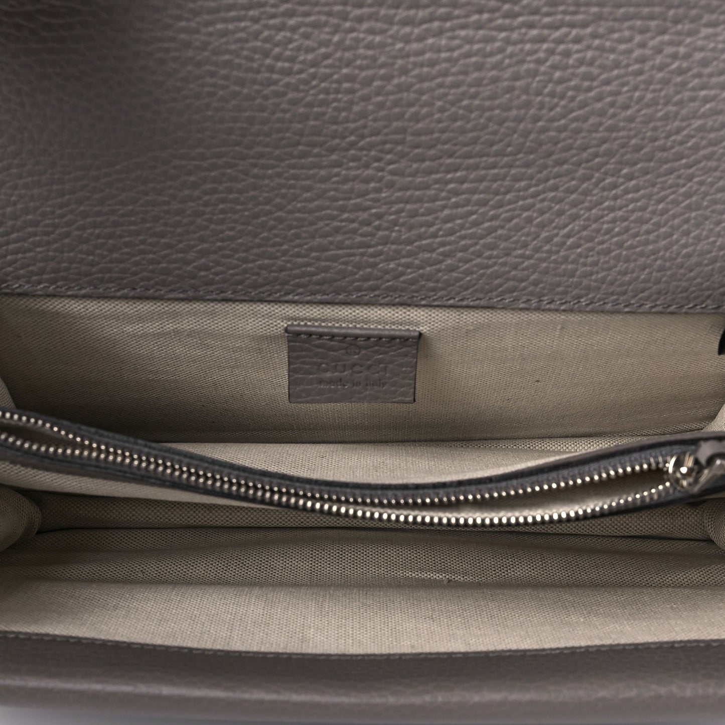 Pebbled Calfskin Small Dionysus Shoulder Bag Dusty Grey
