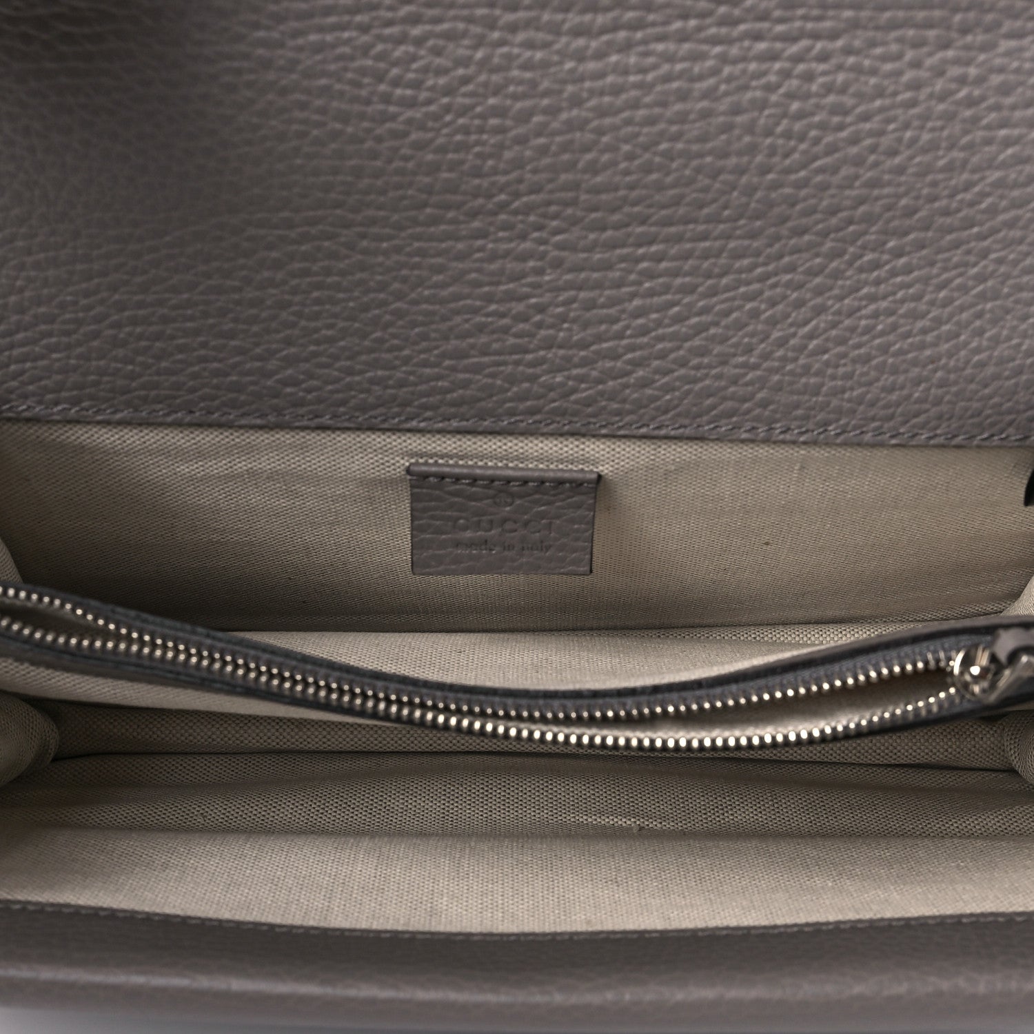 Gucci Pebbled Calfskin Small Dionysus Shoulder Bag Dusty Grey 5 of 7