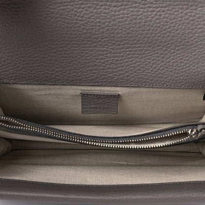 Gucci Pebbled Calfskin Small Dionysus Shoulder Bag Dusty Grey 5 of 7