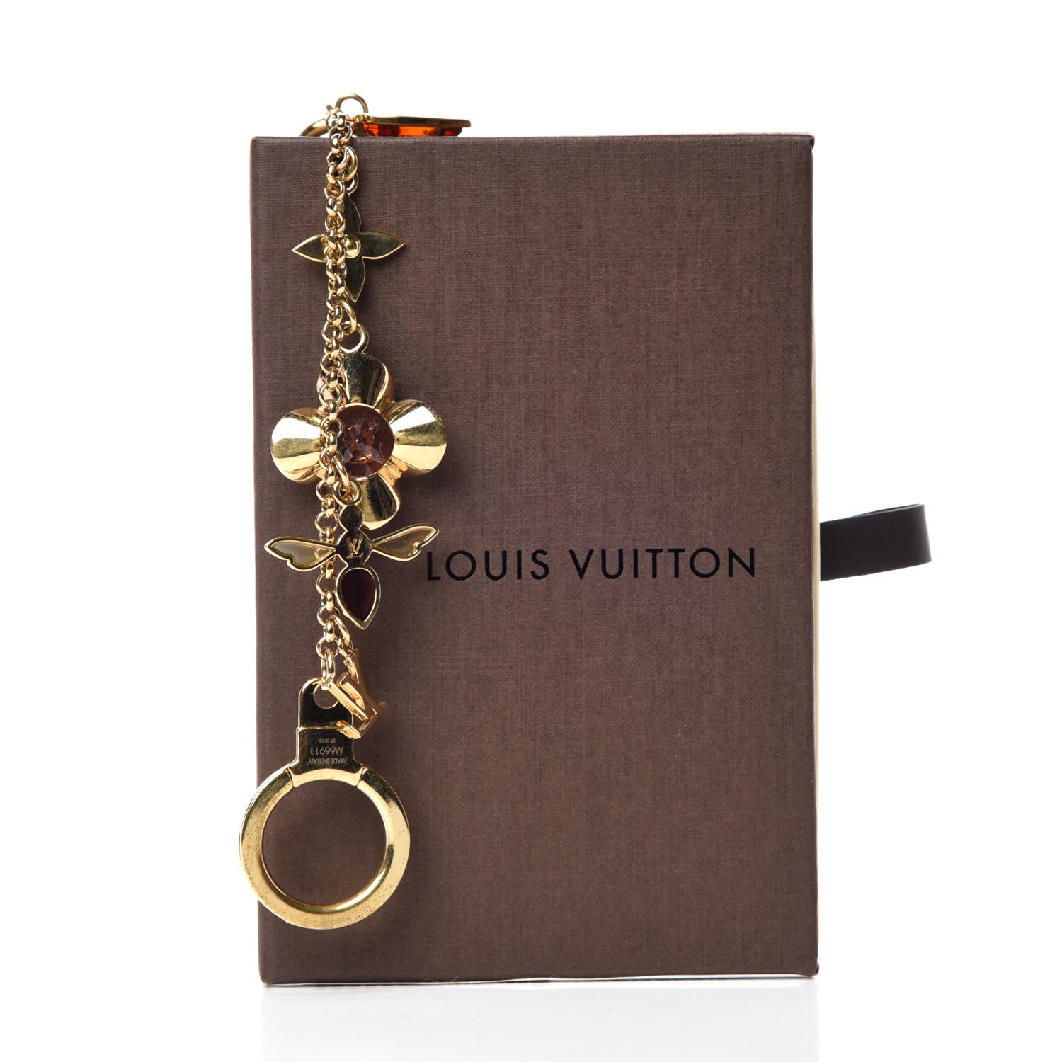 Louis Vuitton Bee Flower Chain Key Charm 6 of 6