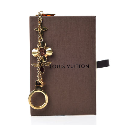 Louis Vuitton Bee Flower Chain Key Charm 6 of 6