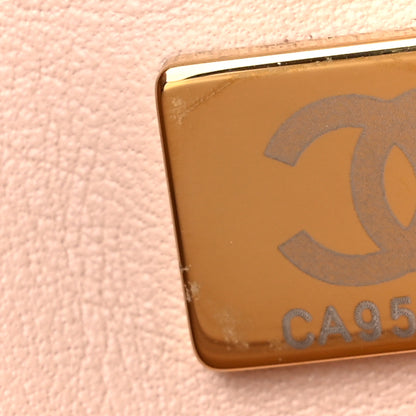 Chanel Lambskin Quilted Mini Rectangular Pearl Crush Flap Light Beige 7 of 12