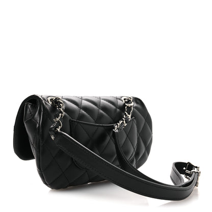 Chanel Calfskin Quilted CC Uniform Flap Belt Bag Black 3 of 13