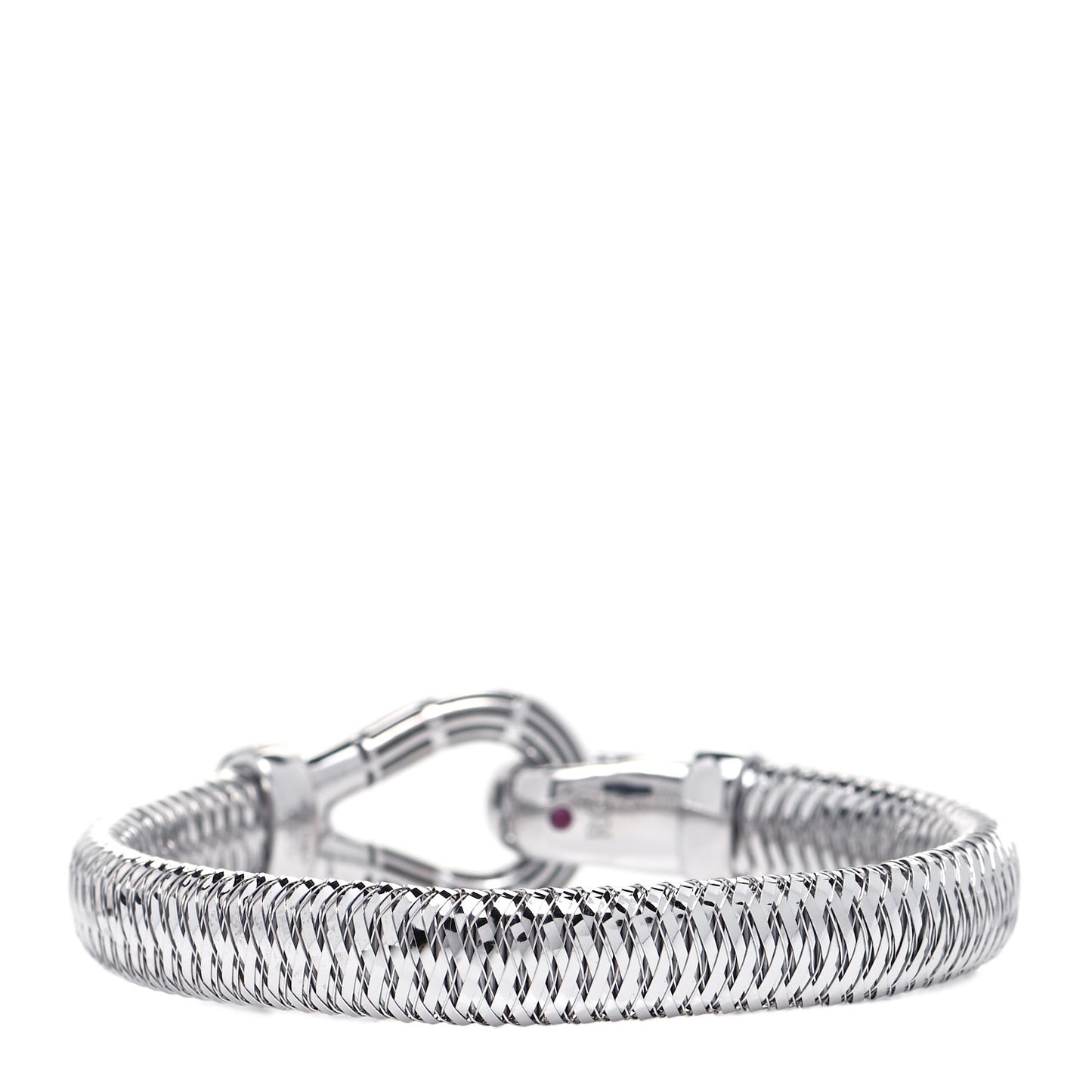18K White Gold Diamond Primavera Buckle Bracelet