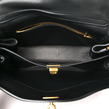 Balenciaga Natural Smooth Calfskin Small Rodeo Top Handle Handbag Black 5 of 10