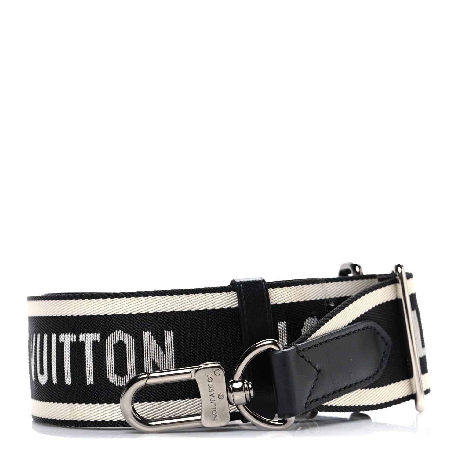 Louis Vuitton Nylon Jacquard Sporty Bandouliere Shoulder Strap Black 1 of 3