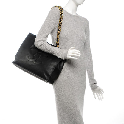 Chanel Lambskin Jumbo Shoulder Bag Black 2 of 8