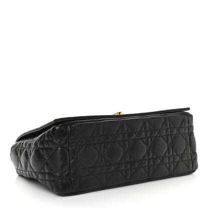 Christian Dior Calfskin Cannage Medium Caro Bag Black 4 of 10