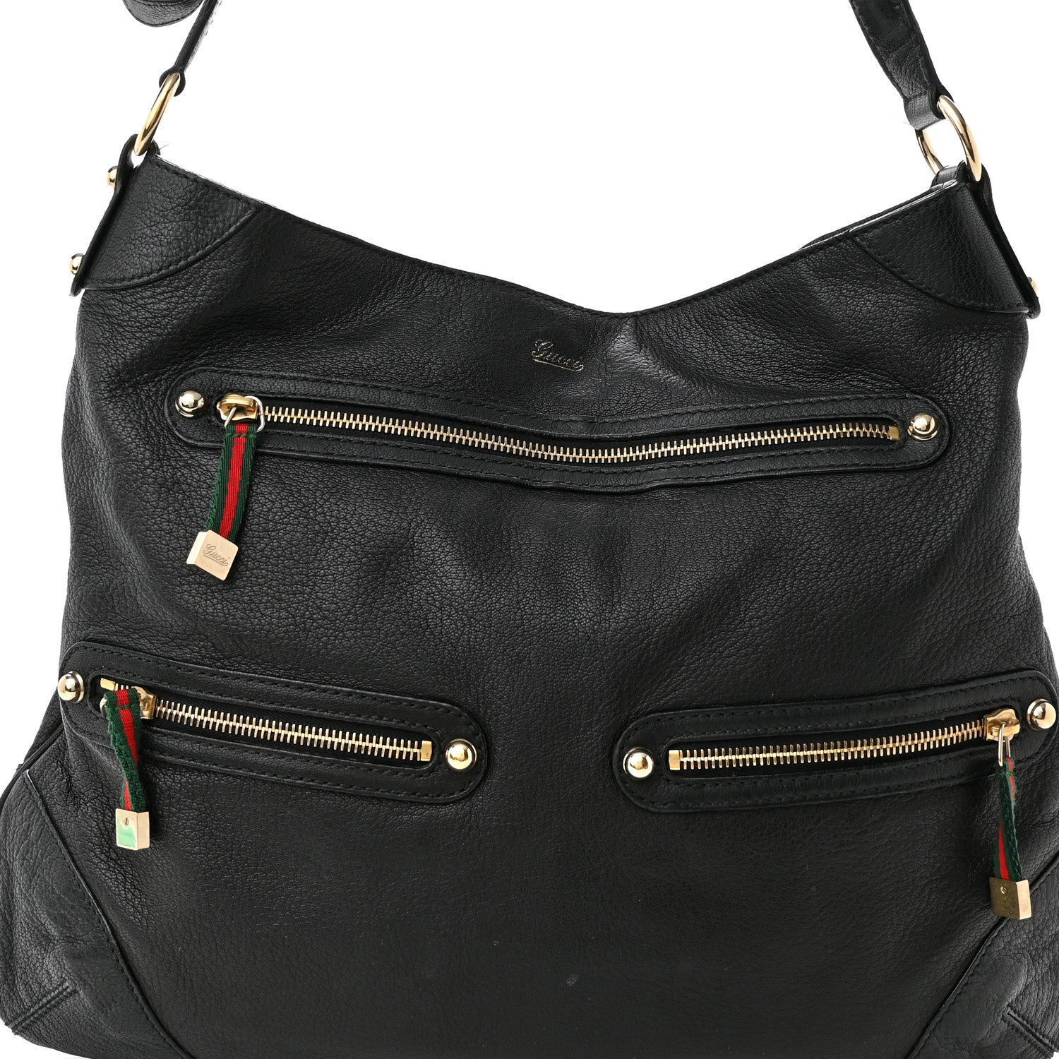 Gucci Calfskin Medium Capri Shoulder Bag Black 8 of 12