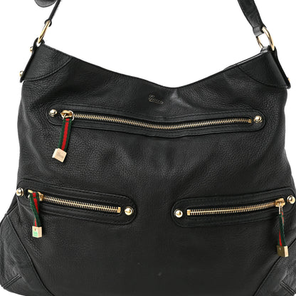 Gucci Calfskin Medium Capri Shoulder Bag Black 8 of 12