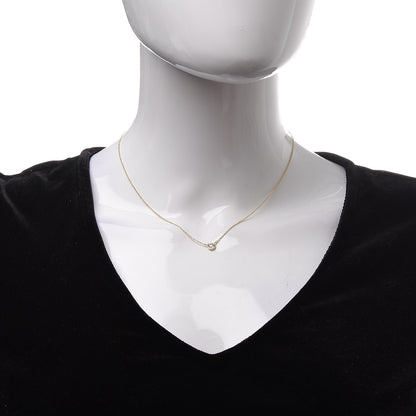 Tiffany 18K Yellow Gold Diamond .28ct Elsa Peretti Diamonds by the Yard Pendant Necklace 2 of 7