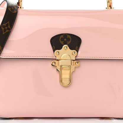 Louis Vuitton Patent Calfskin Monogram Cherrywood PM Rose Ballerine 6 of 9