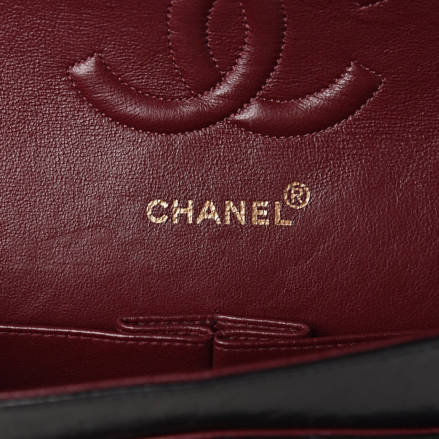 Chanel Lambskin Quilted Medium Double Flap Black 6 of 18