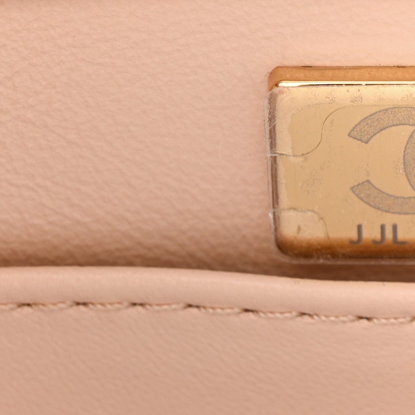 Caviar Quilted Small Chain Coco Handle Flap White