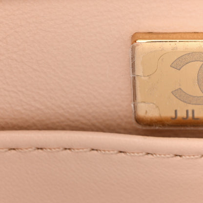 Chanel Caviar Quilted Small Chain Coco Handle Flap White 7 of 13