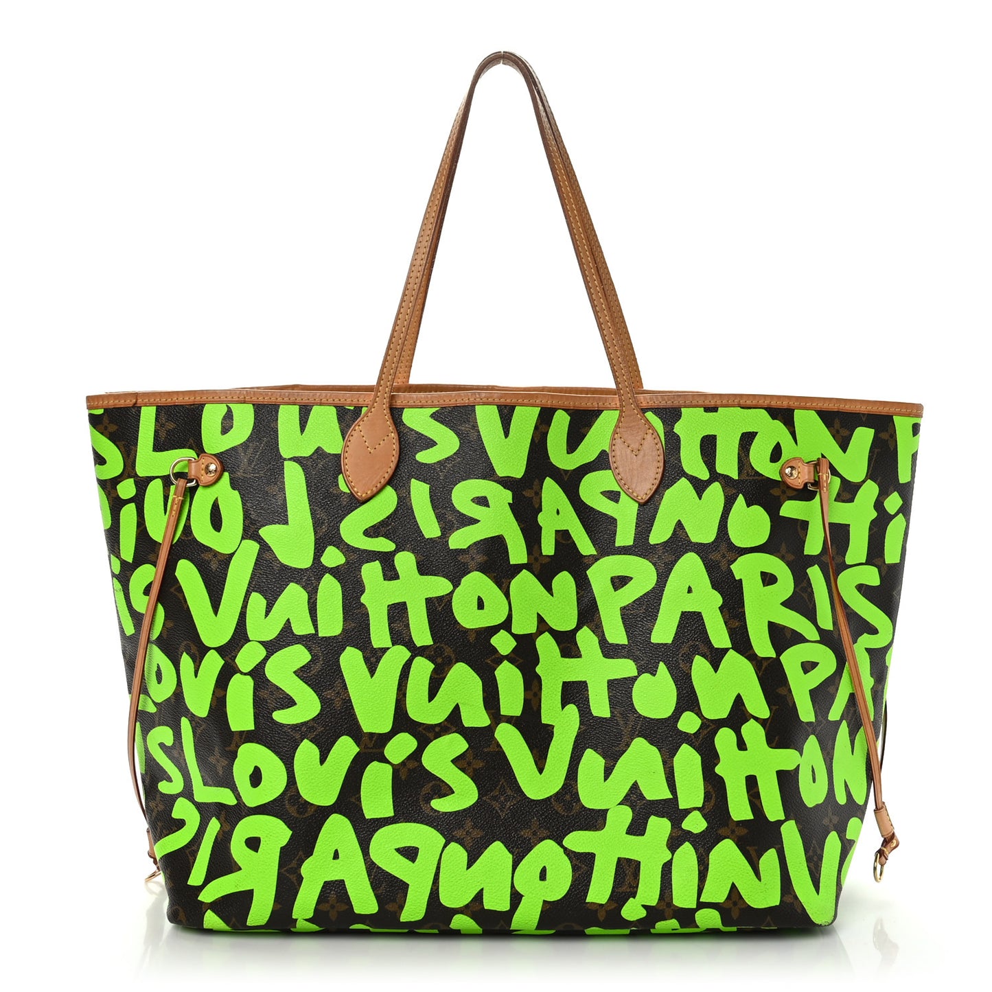 Monogram Graffiti Neverfull GM Green