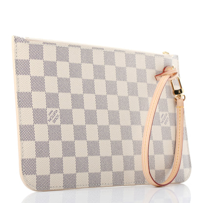 Louis Vuitton Damier Azur Neverfull MM GM Pochette 3 of 6