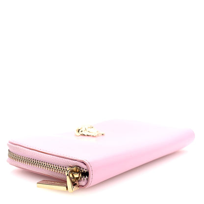 Versace Vitello Palazzo Medusa Zip Around Wallet Pink 4 of 8