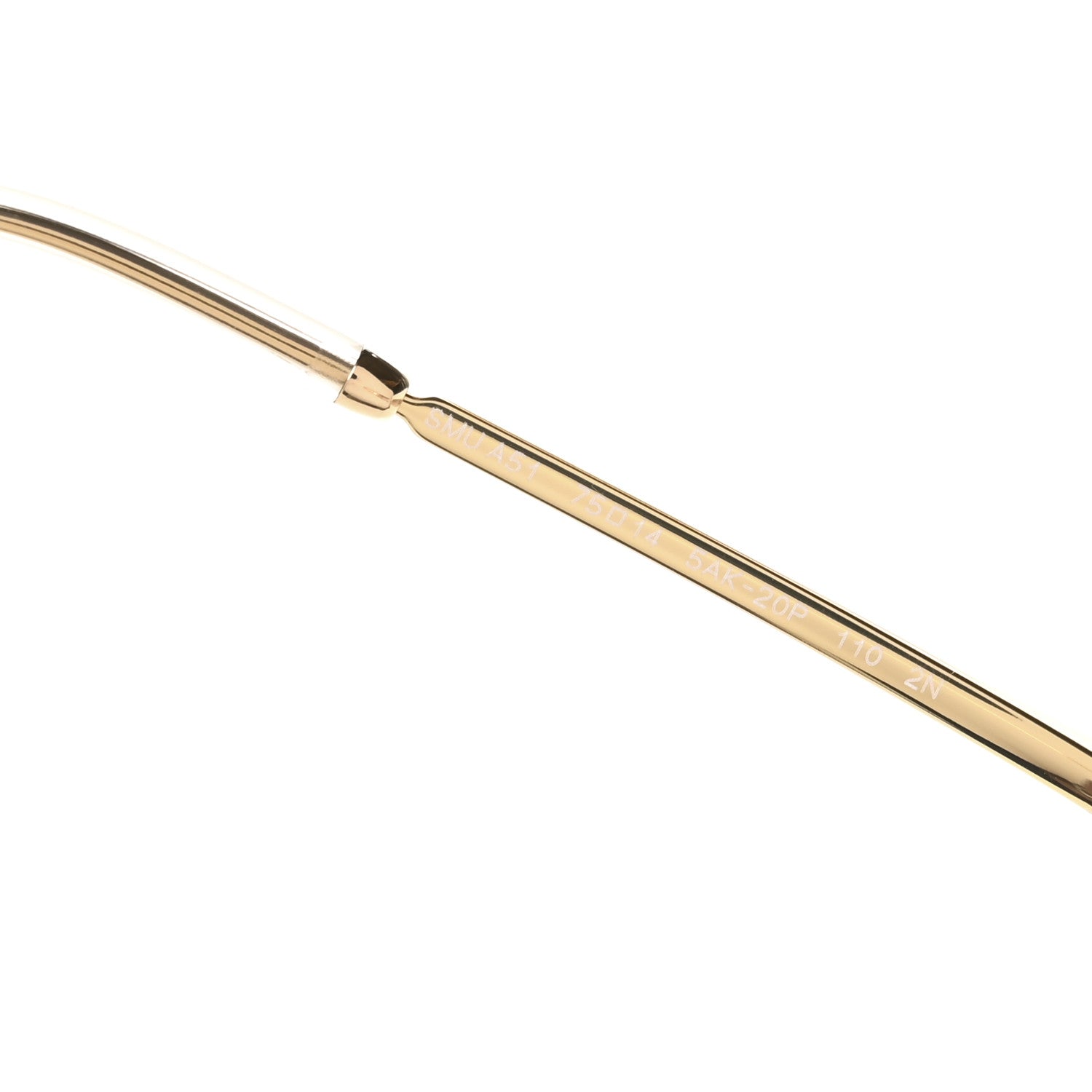 Miu Miu Metal Aube Sunglasses SMUA51 Gold 5 of 8