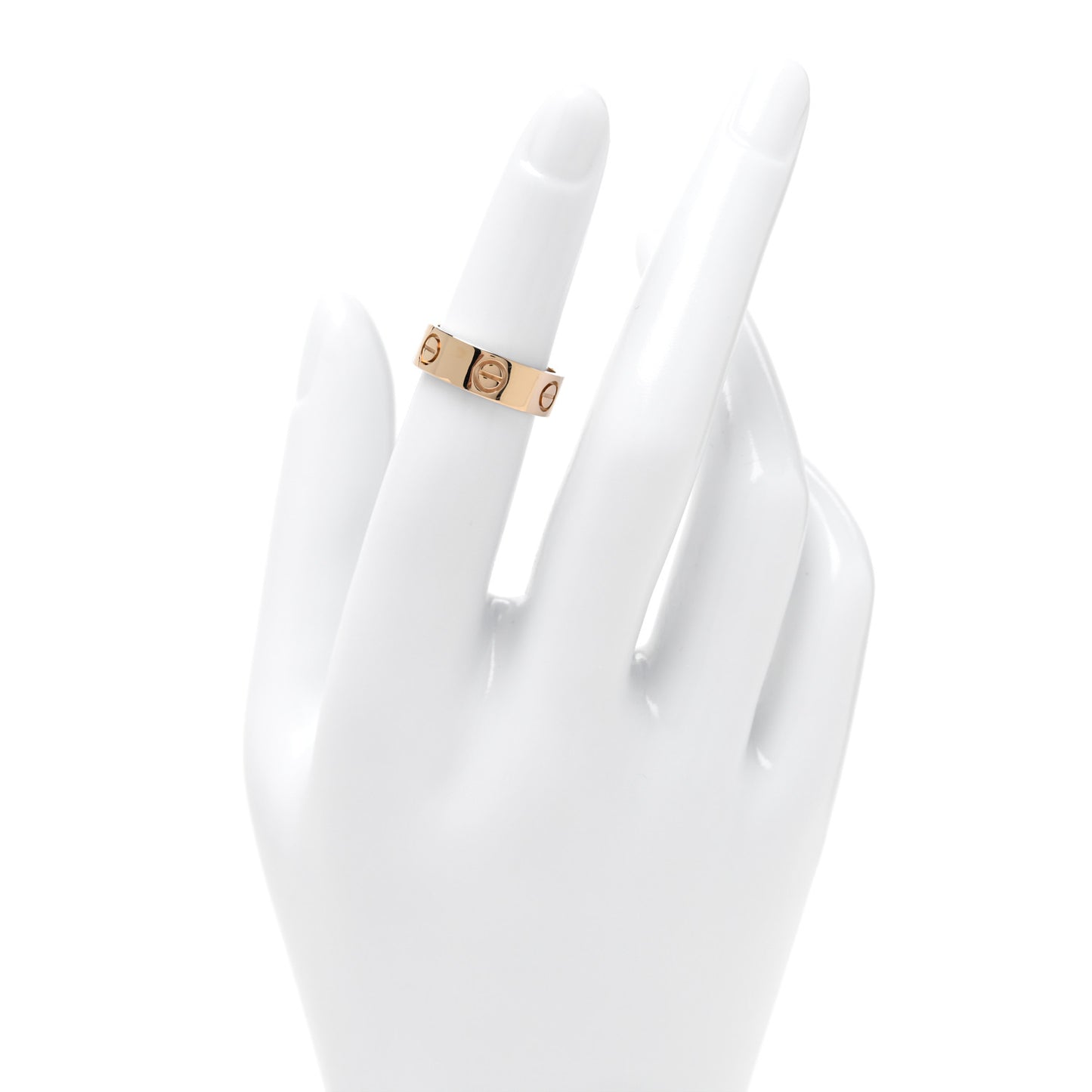 18K Yellow Gold 5.5mm LOVE Ring 48 4.5