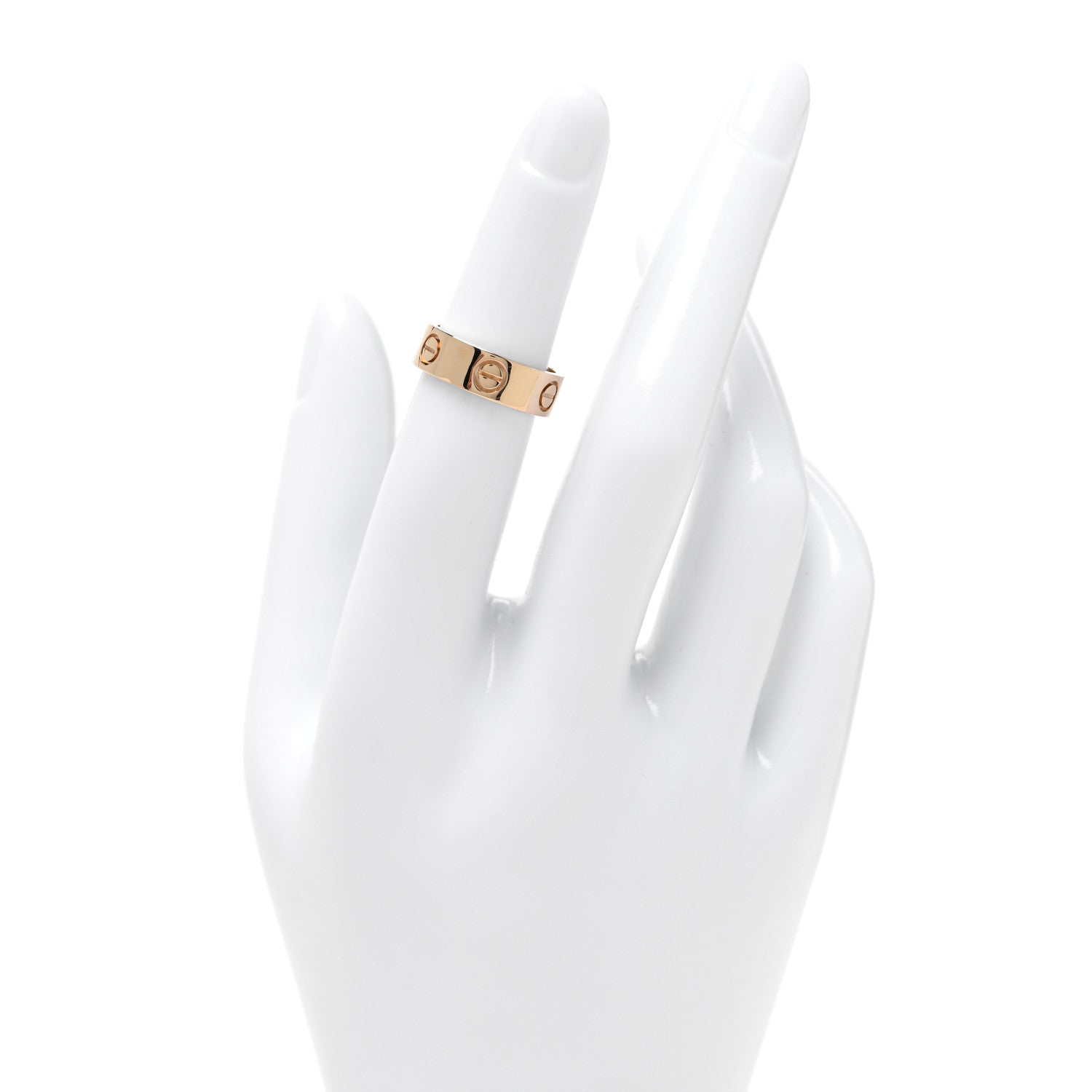 Cartier 18K Yellow Gold 5.5mm LOVE Ring 48 4.5 2 of 5