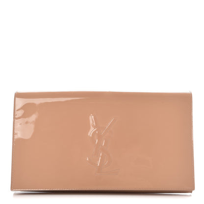 Saint Laurent Patent Calfskin Monogram Large Belle De Jour Clutch Chair 1 of 8