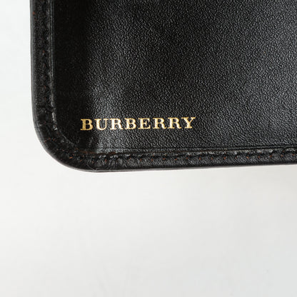 Burberry Haymarket Check Pimlico Continental Wallet Chocolate 6 of 8