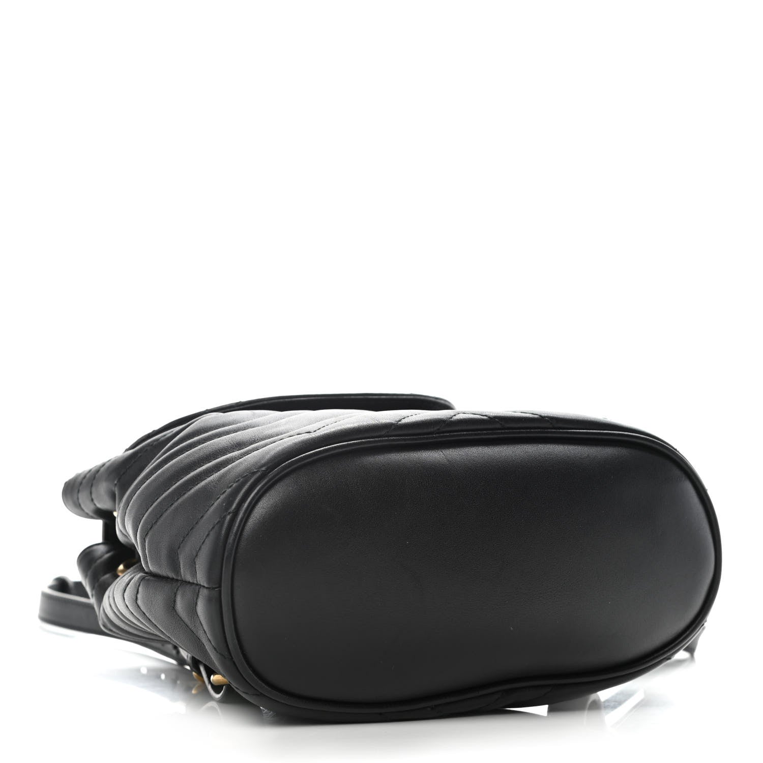 Gucci Calfskin Matelasse GG Marmont Flap Backpack Black 4 of 11