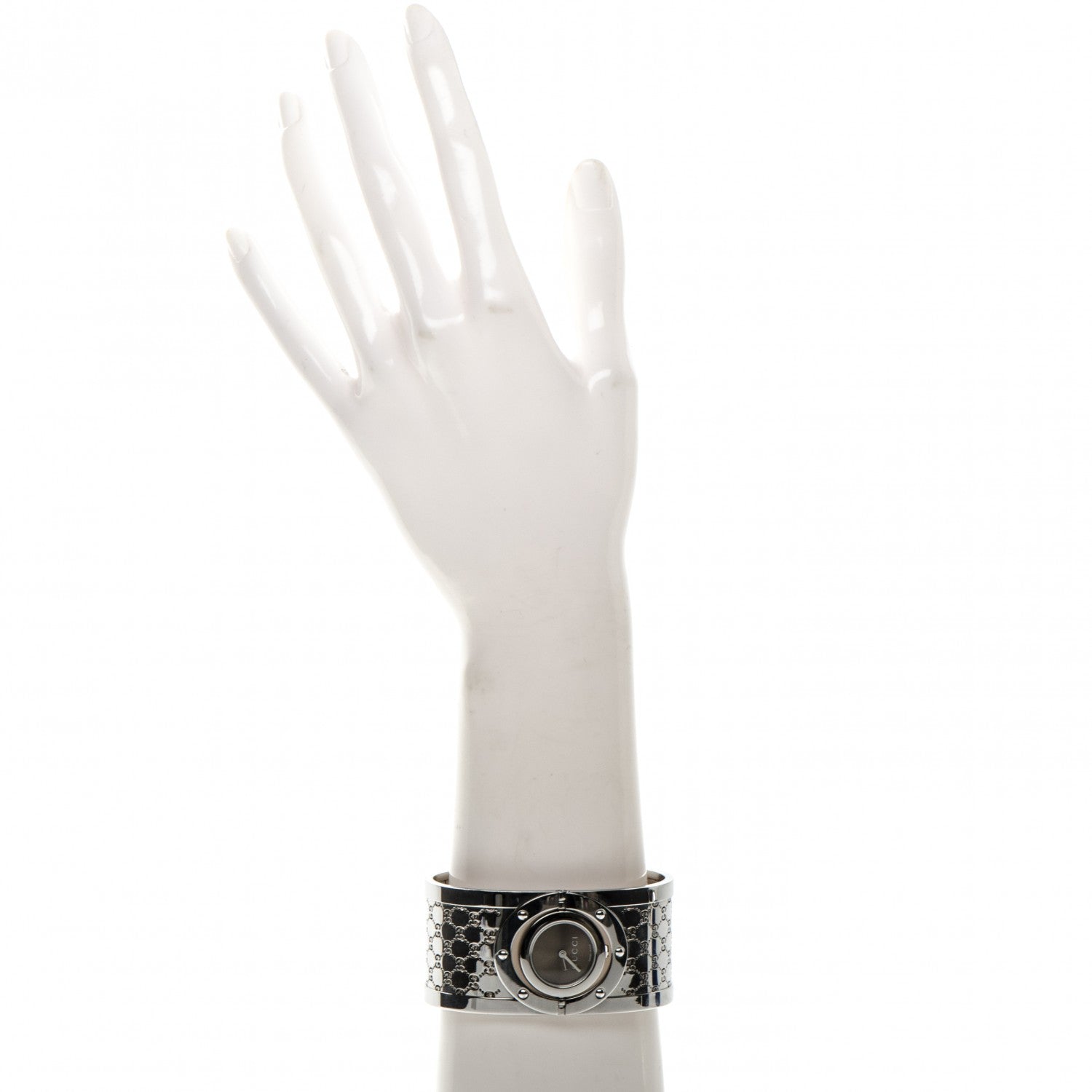 Gucci Stainless Steel 33mm Twirl Quartz Watch Brown 2 of 6
