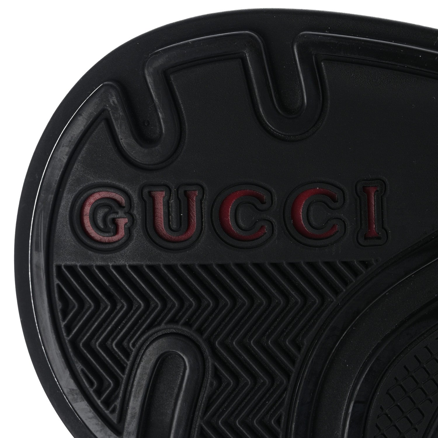 Gucci Metallic Calfskin Glitter Mesh Womens Ultrapace Sneakers 37 Silver Light Grey Mystic White 6 of 9