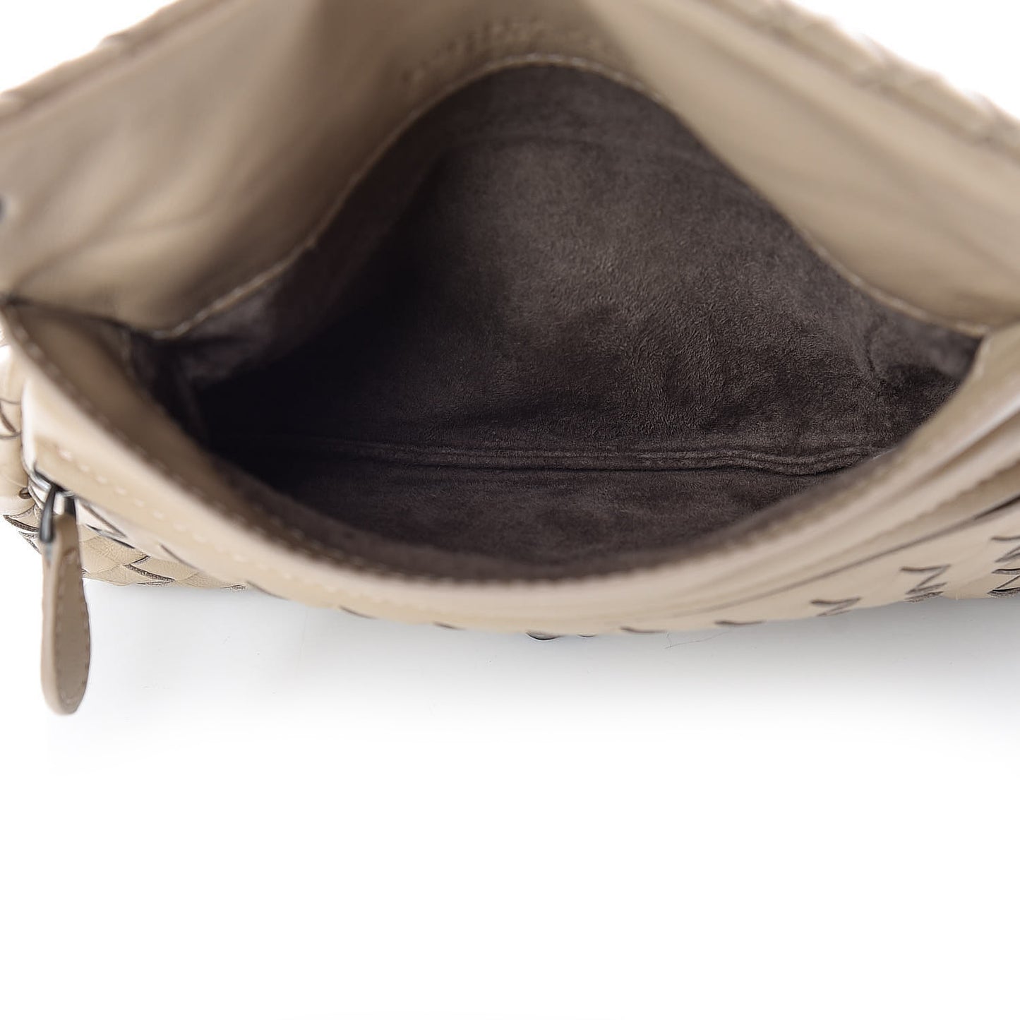 Nappa Intrecciato Small Chain Crossbody Maple