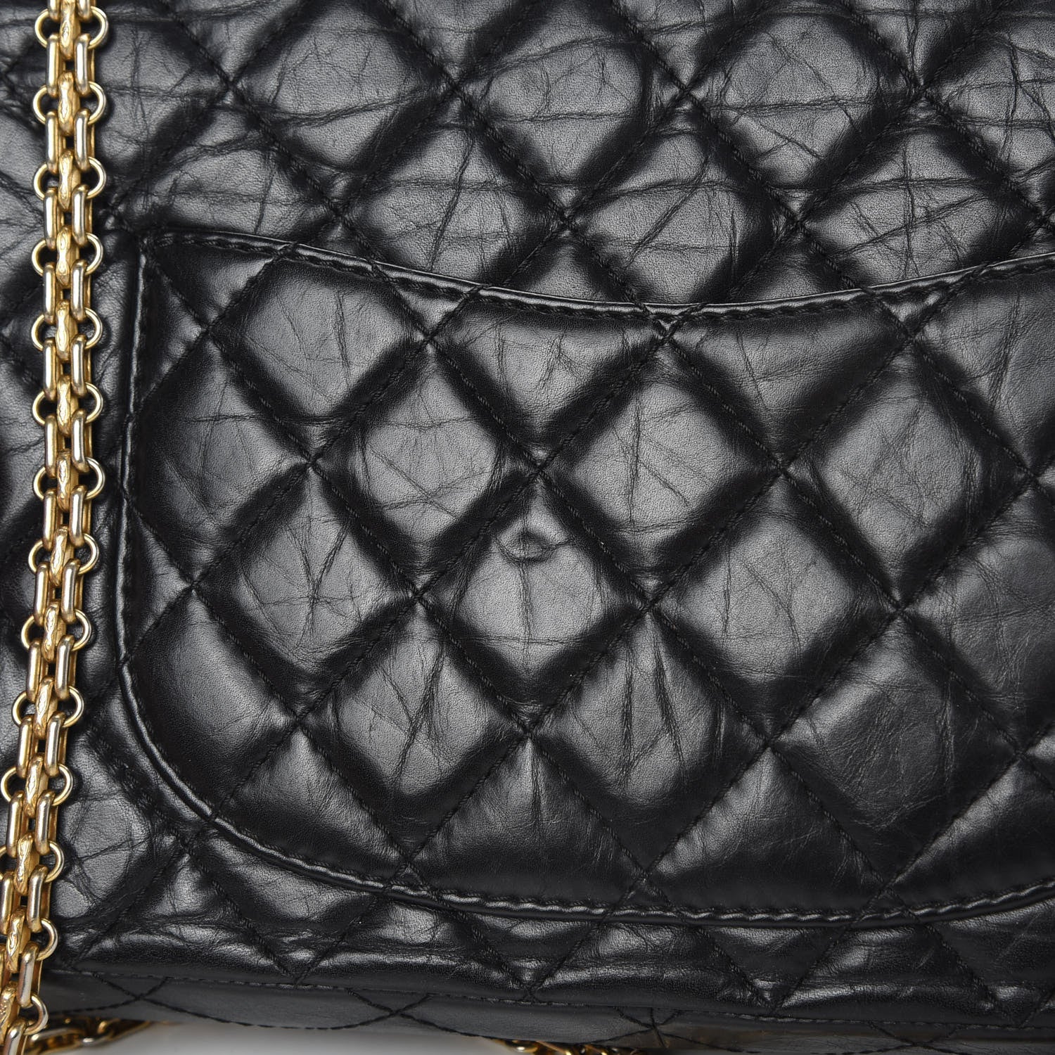 Chanel Aged Calfskin Quilted 2.55 Reissue 226 Flap Black 18 of 18