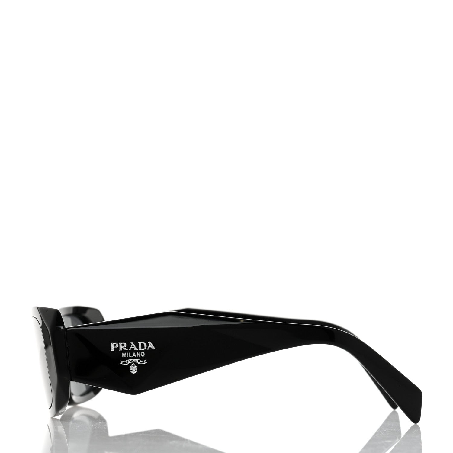 Prada Acetate Symbole Sunglasses SPR 17W Black 3 of 8