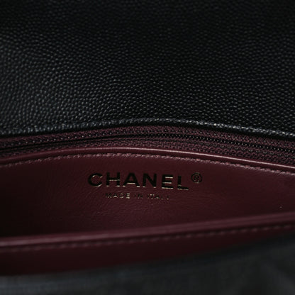 Chanel Caviar Quilted Mini Coco Handle Flap Black 5 of 7