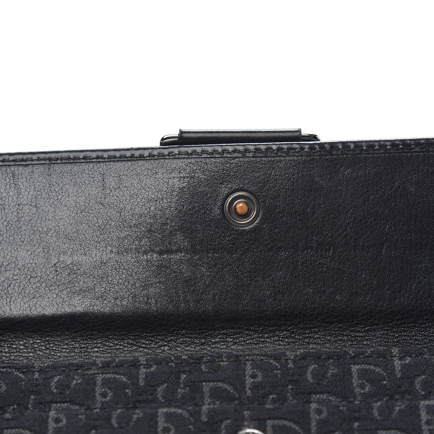 Monogram Street Chic Flap Wallet Black