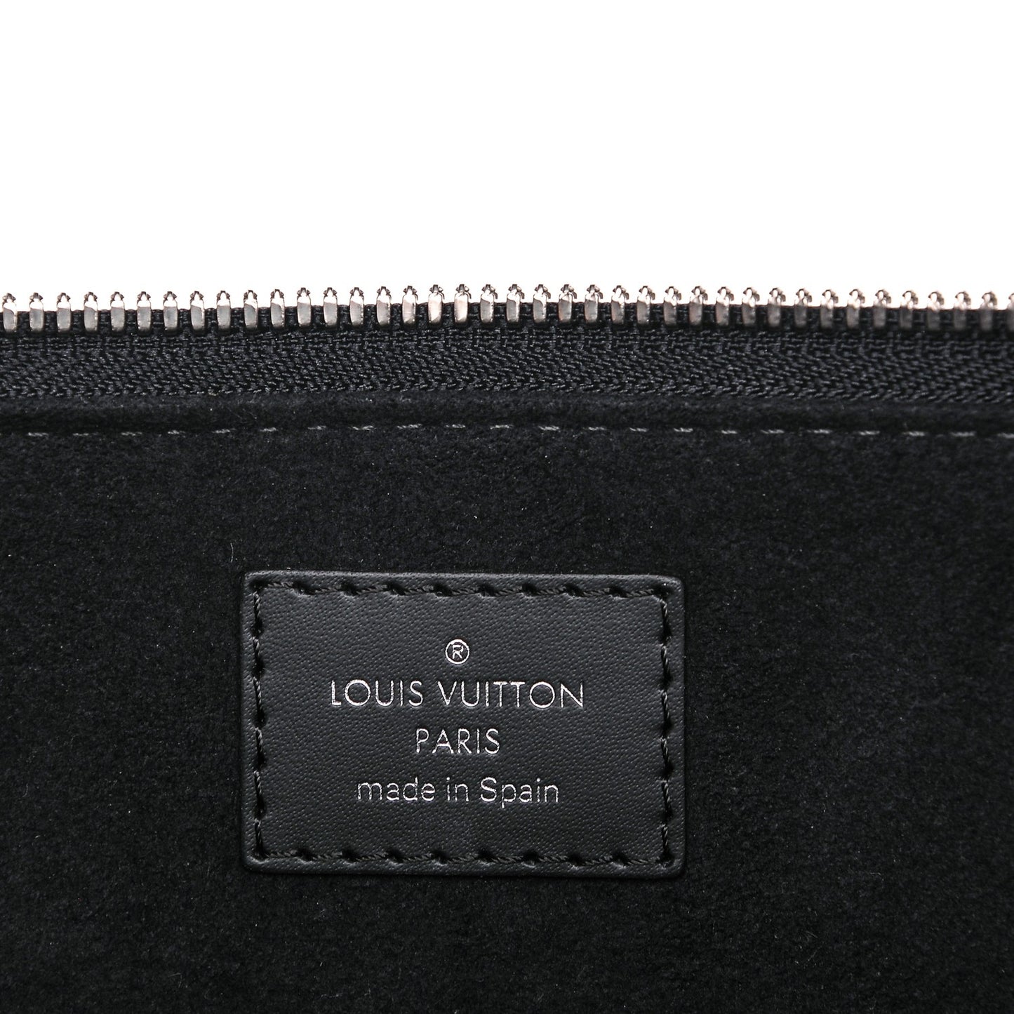Damier Graphite Porte-Documents Jour