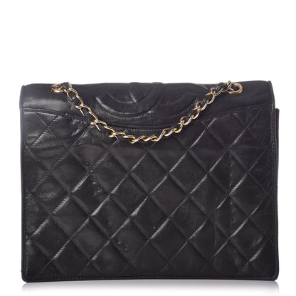 Chanel Lambskin Quilted Small Single Flap Black 1 of 8